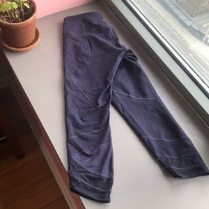 purple polka dot leggings